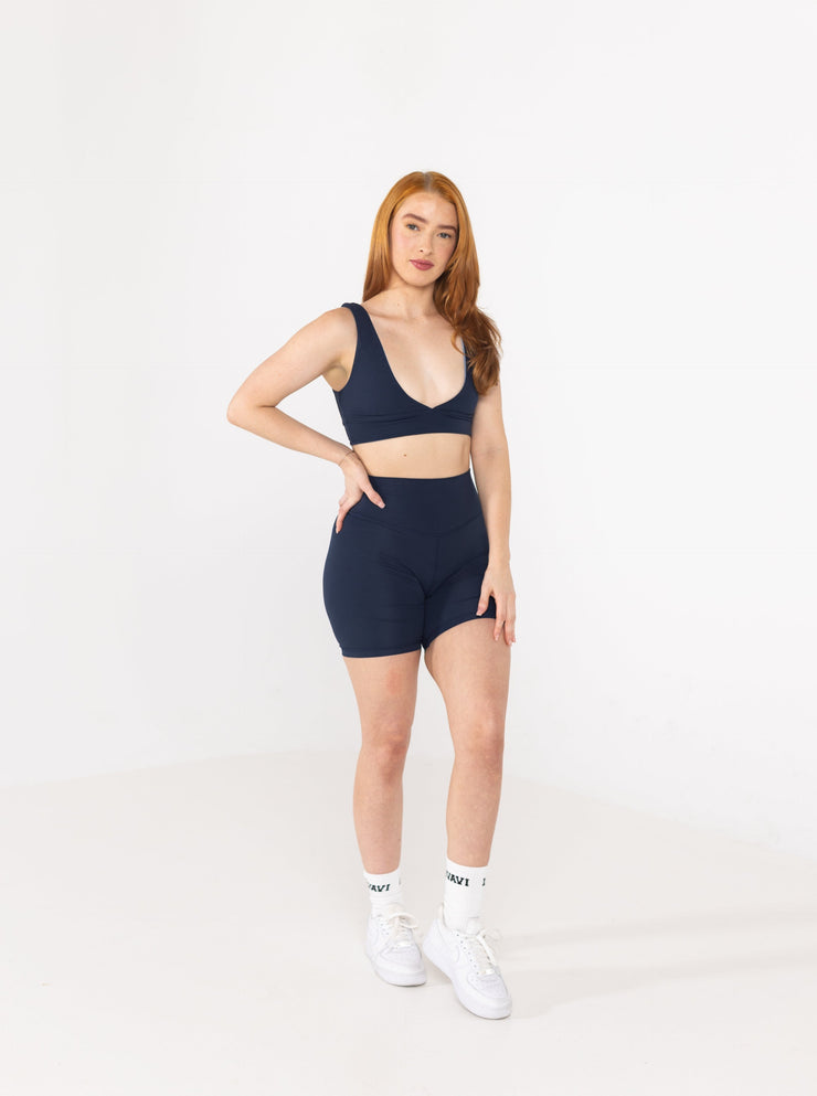 CORE 6-Way Reversible Sports Bra - Midnight/Skye Blue