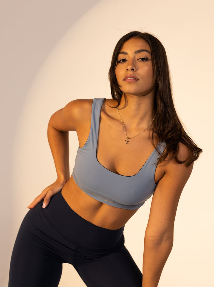 CORE 6-Way Reversible Sports Bra - Midnight/Skye Blue